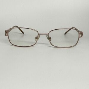 Saks Fifth Avenue 293 01N5 Rose‎ Gold Metal Eyeglasses Frames 130mm 21772